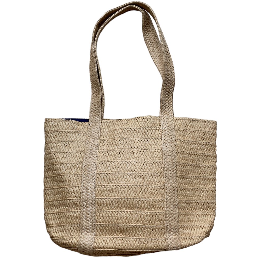 Draper James Everyday Straw Woven Tote Bag Wicker Straw Natural Coastal Beach